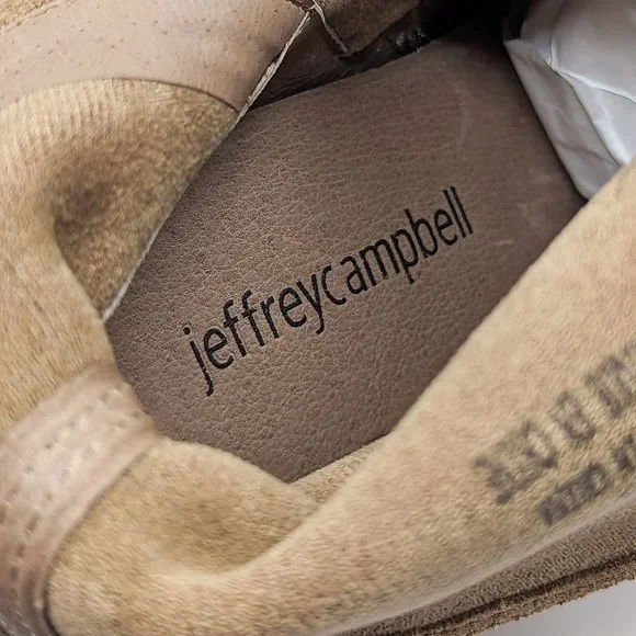 Jeffrey Campbell Women Jolena Natural Suede Western Pointy Boots size 6 - Picture 5 of 12